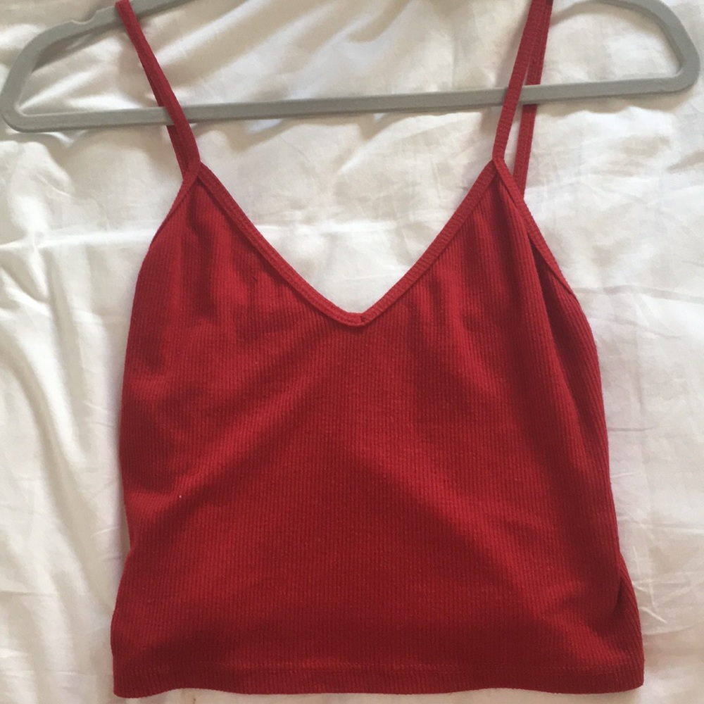 Brandy Melville red tank top